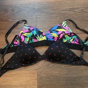 Victoria/ Pink patterned Bras